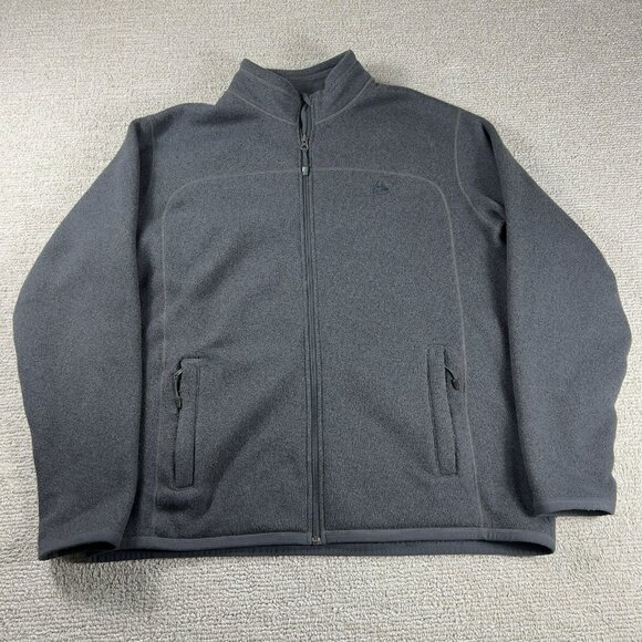 Vintage Nike ACG Full Zip Fleece Over Sized Jacket Gray Women’s Size XL - Picture 1 of 7